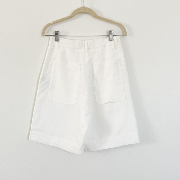 All Saints Petra Longline Shorts Off White Size 2 NWT - Picture 5 of 5